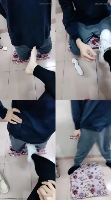 【奇了怪了】运动鞋白袜踢裆踩踏