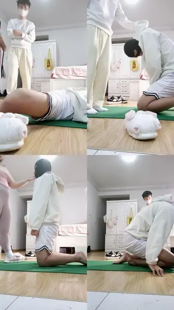 【南京欣欣】情侣主-虐乳坐脸/白袜脚踩/踢裆鞭打【双视角版】