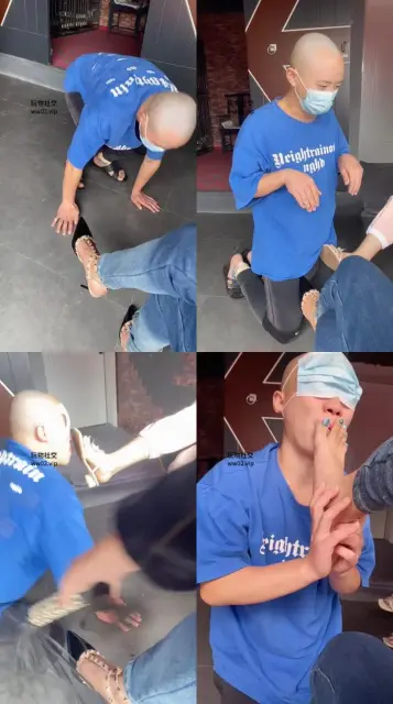 【瑞拉】姐妹花S-圈养奴轮流舔脏鞋臭脚【双视角版】