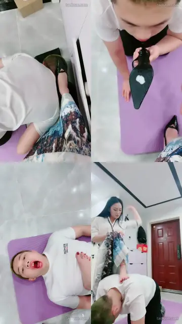 【三娘】跪舔脏鞋裸足/吮吸鞋跟/喂口水耳光/sp