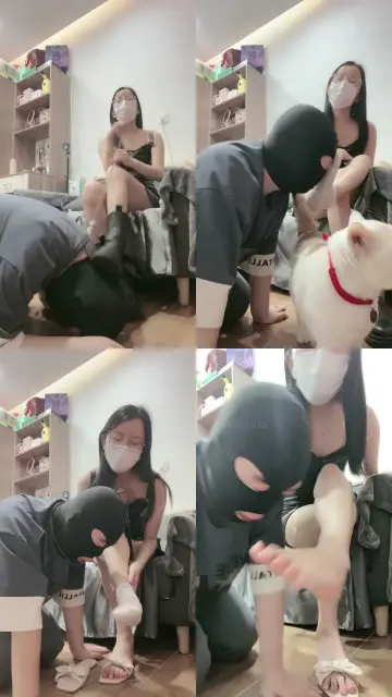 【漫漫】袜子塞嘴/闻舔长靴/揪耳朵/耳光骑马