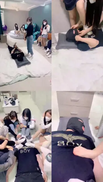 【精神小妹】多S禁锢折磨狗-超臭原味脚捂脸窒息/踩踏
