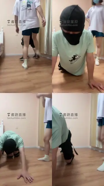 【黑泽兮】素人棉袜脚踢踹男友