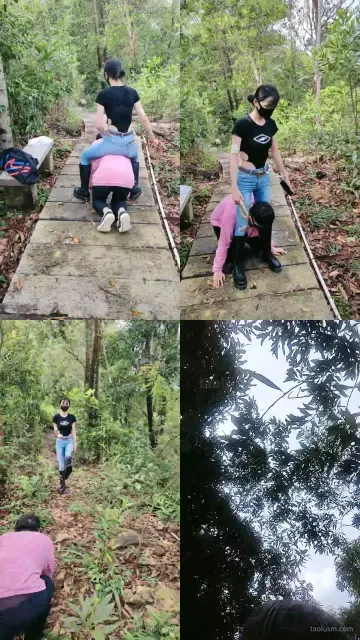 【暴力美学】户外断头骑/闻舔长靴白棉袜