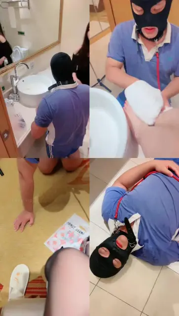 【木子大大】伺候洗脚/高跟碾压踩/圣水淋浴