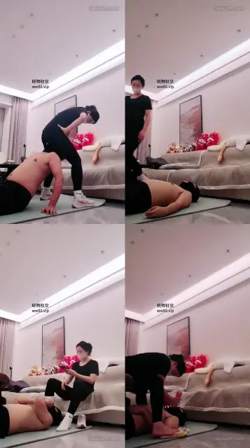 【冷颜】坐脸窒息/掐乳/运动鞋棉袜全体重踩踏