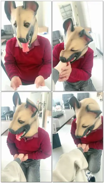 【小原妈妈sss】狗奴伺候主人工作