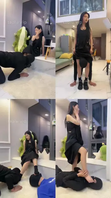 【阿昆】皮鞋黑袜踩踏/转胯/骑马闻舔原味jio