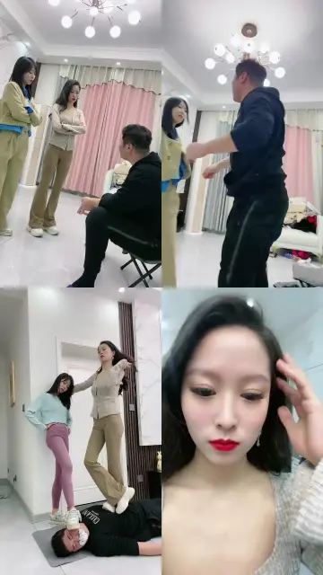 【麋鹿银儿】双S-袜子塞嘴踩踏/暴力踢打