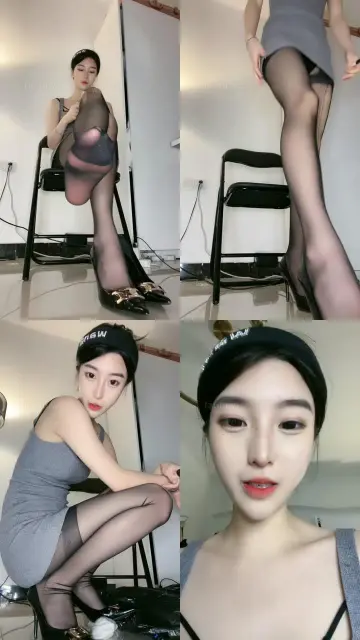 【优甜大大S】黑丝高跟踩跺GJ