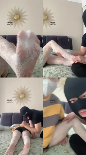 【灵儿】镂空白丝诱惑贱奴才