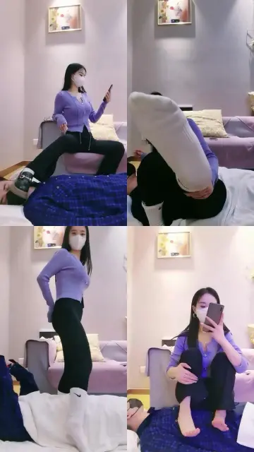 【启蒙老师】白袜裸足全体重踩踏