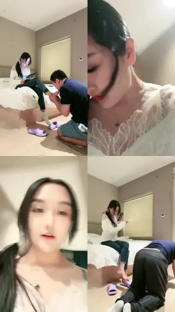 【牙乖乖】开车80公里千里迢迢只为做狗耳光800扇成小猪头暴力耳光藤条