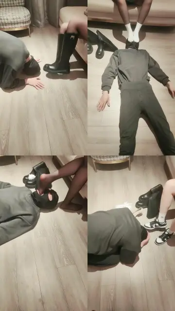 【青岛00后学生情侣主】学生情侣玩弄学弟贱狗