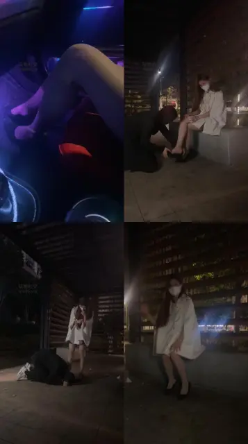 【白鹭】网红模特-户外-高跟肉丝踩/坐脸/踢踹