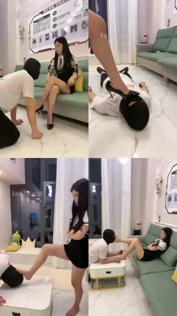 【阿昆】学生主高跟玩-裸足深喉/骑马/高跟踩-耳光