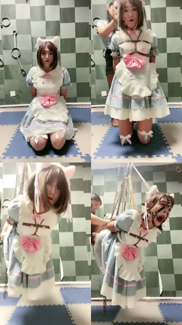 【盈盈】五花大绑强制囚禁兔女郎