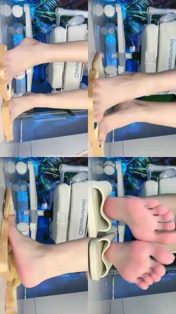 【维妮】近距离-玉足踩面包