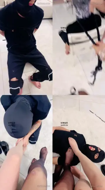 【沐沐大大】双S-保鲜膜裹头窒息/捆绑/虐乳踩踏【双视角版】