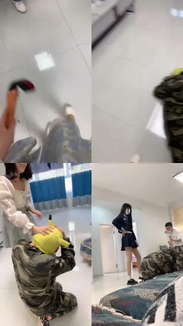 【精神小妹】3S学生主-暴力踢踹鞭打【双视角版】