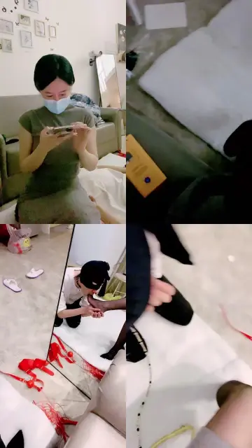 【黛樱】黑丝脚口吐酸奶脚喂食