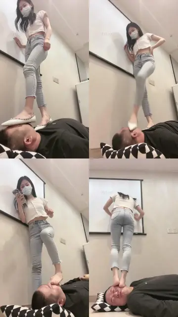 【樱木花椒】平底鞋裸足-脸部摧残