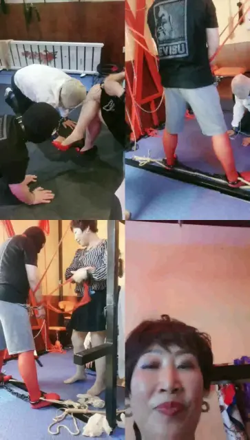 【安暖】兄弟狗下跪伺候继母