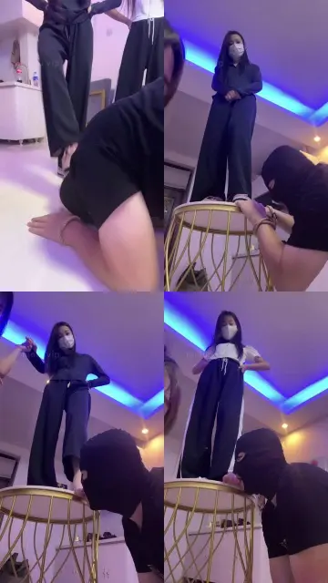 【精神小妹】3学生S-深夜恋足/全体重踩脸