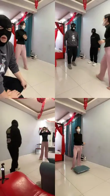 【精神小妹】跆拳道妹妹真人靶训练