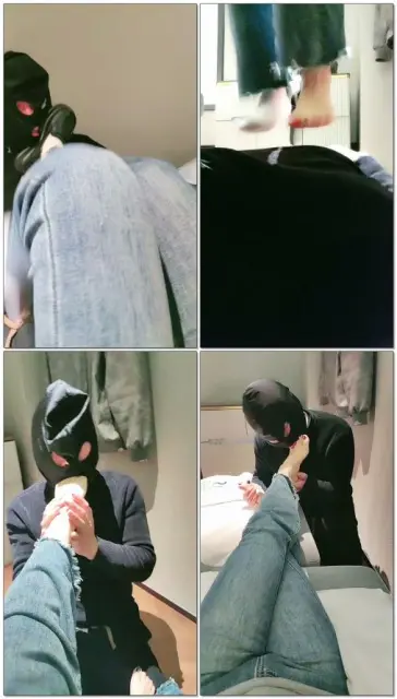 【喵酱紫S】足疗店舔脚被围观