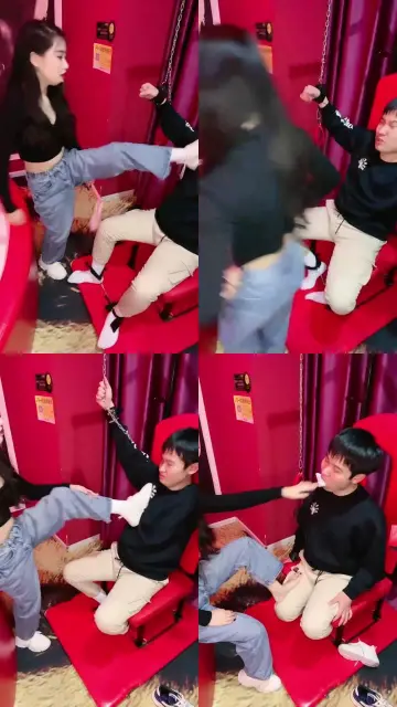 【恩可】情趣酒店吊绑狗白袜堵嘴狠抽【完整版】