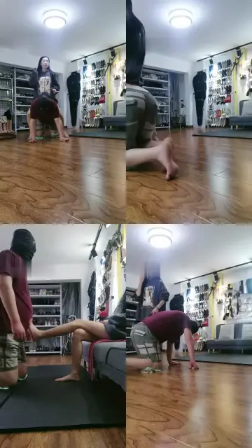 【傲柔】骑马/钻胯/胯下磕头/臭袜子遛狗