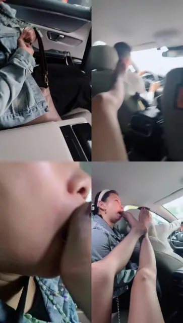 【一诺大小姐】母畜-车内当众要狗舔脚