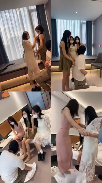 【虞姬】素人群调-掐脖虐乳/轮流踩踏/鞭打/骑狗背