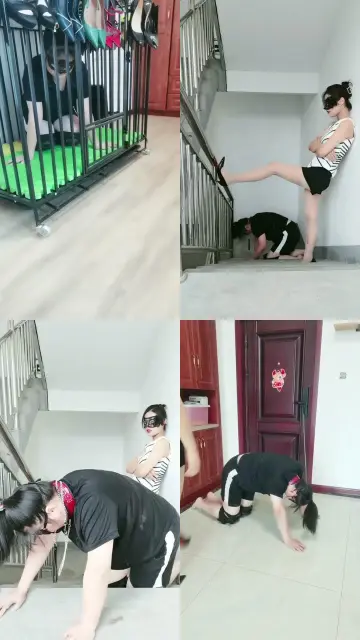 【凌儿女神】囚禁狗笼彻底犬化闺蜜【上】