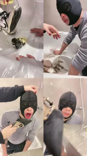 【小劳拉】白丝脚喂食 呕吐物 口水圣水