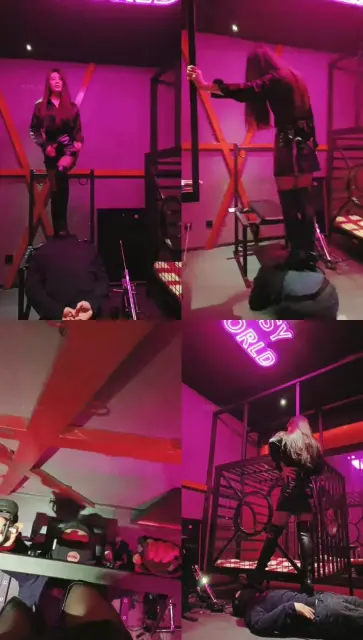 【昭玥】暗黑刑房-高跟长靴全体重踩踏