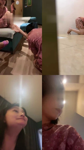 【萝莉糖糖】足浴店双s公开处刑【双视角版】