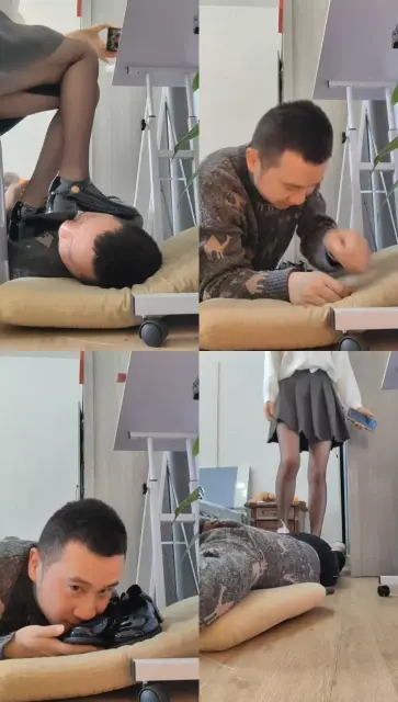 【半糖】脚垫伺候化妆tj