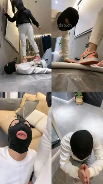 【辣姐】运动鞋全体重踩/船袜脚插嘴/吃袜子/口水吐脸