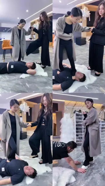 【麋鹿银儿】双S-全体重踩踏/踩脖窒息/骑马踢踹耳光