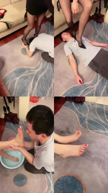 【莫妮卡】高跟黑丝下的虐恋