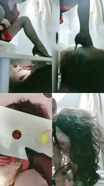 【喵酱紫】喂口水/高跟黑丝踩/强制圣水