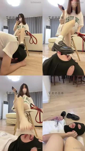 【奶味茶茶】萝莉学生主羞辱继父