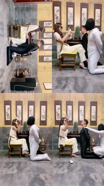 【沅芷大人】双奴下跪/轮流鞋抽耳光/掐乳