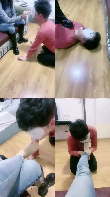 【蜜糖情侣】耳光暴打/舔脏长靴/骑马转胯/踩踏