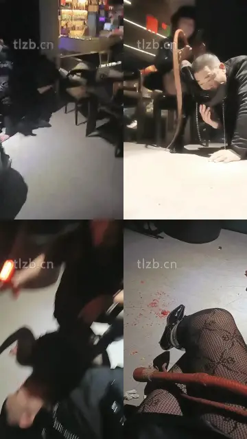 【乐爷】KTV聚会公开处刑-长靴踩虐踢踹