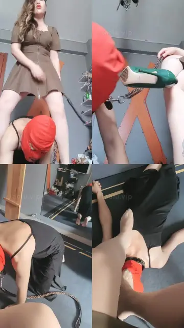 【东营天香百合】原味高跟肉丝踩踏碾压