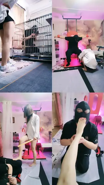 【墨寒】狗笼囚禁-运动后原味鞋袜辱