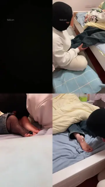 【曼曼老师】黑丝裸足恋足舔-主人的暖脚宝